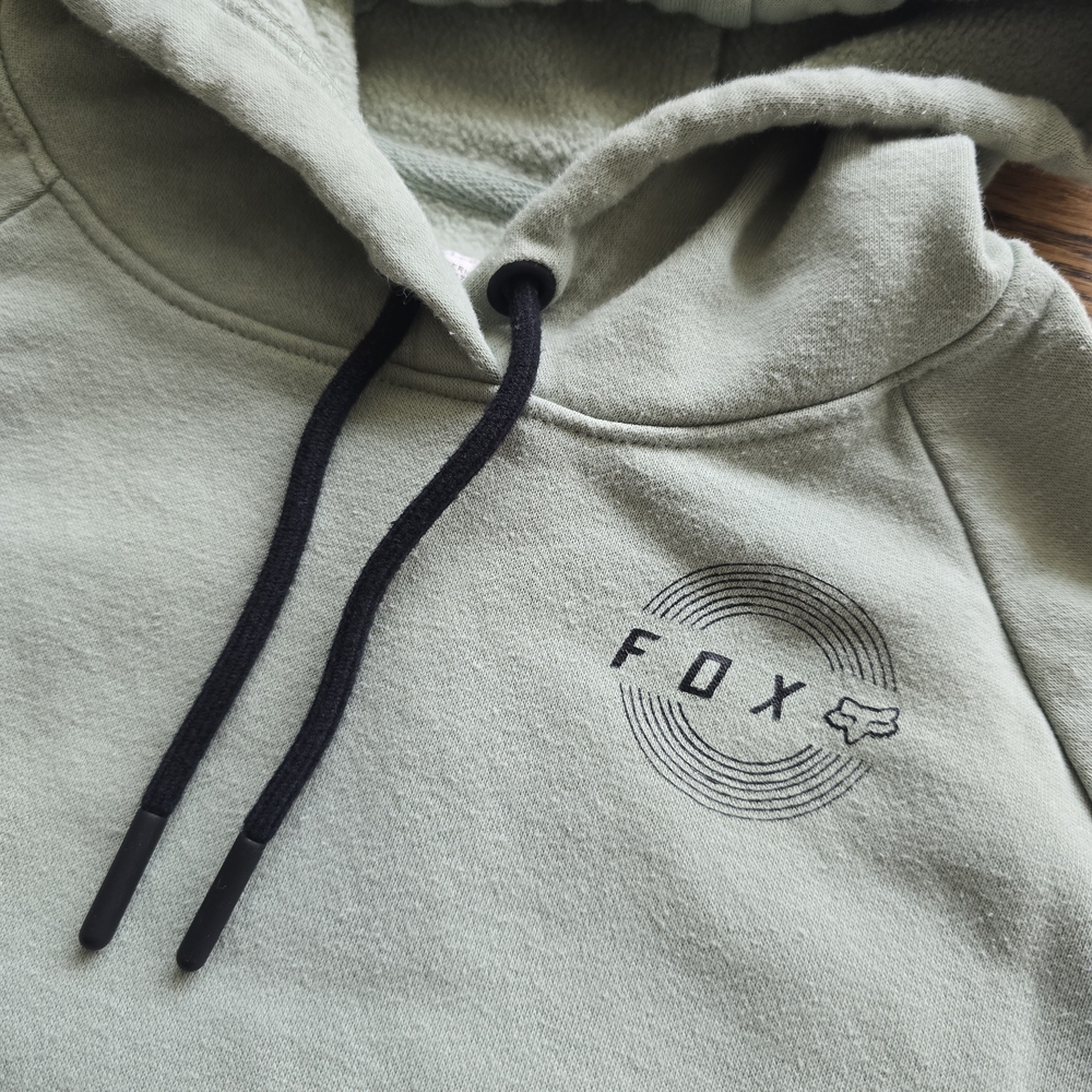 FOX Women's Sage Green Pullover Hoodie Sweatshirt XS - Picture 3 of 6